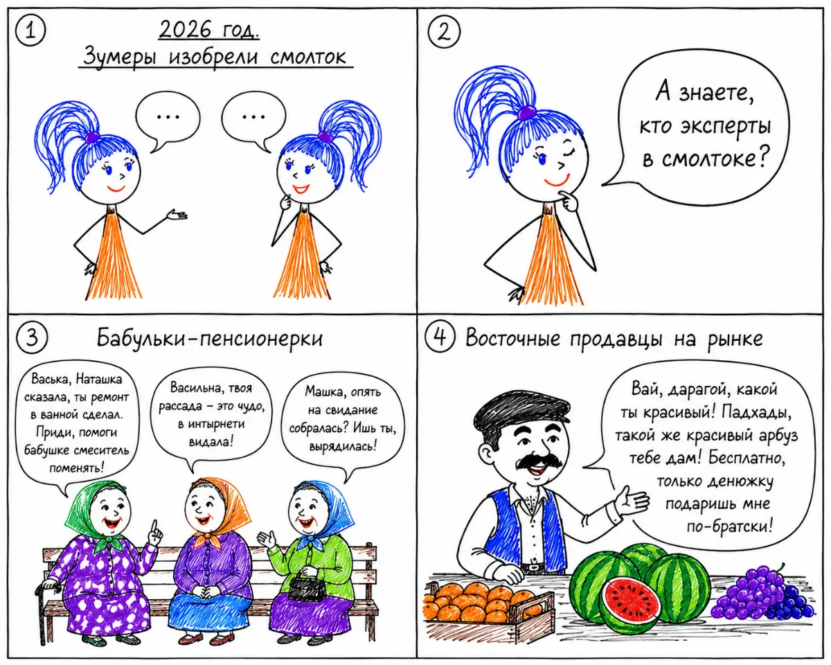 Смолток, смолток... Слабаки! | Сетка — социальная сеть от hh.ru