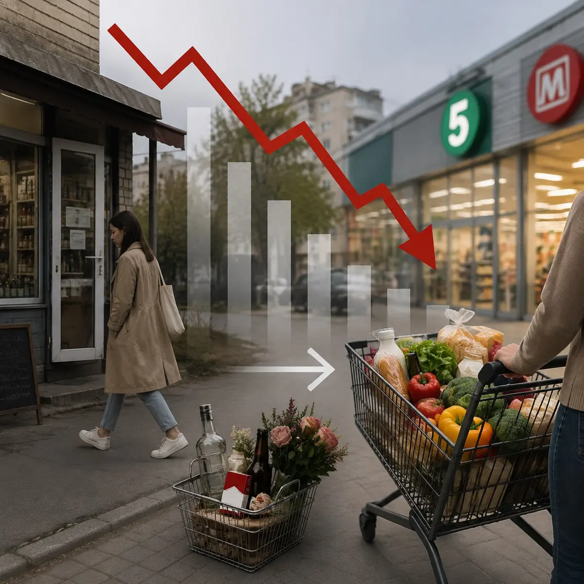 📉 Тренд на экономию: трафик в магазинах «у дома» | Сетка — социальная сеть от hh.ru