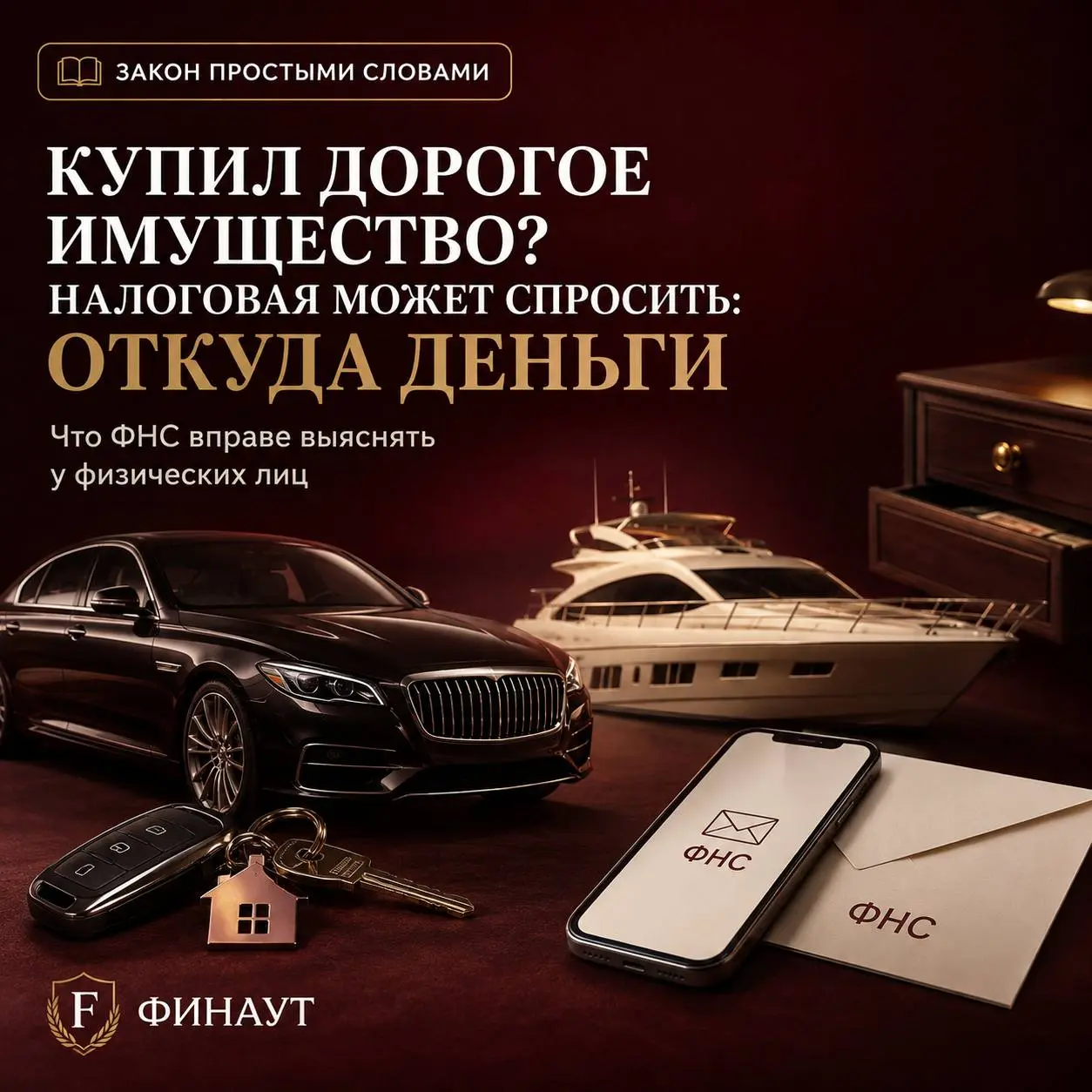 🚤 Не работаешь, но купил дорогое имущество? У налоговой могут появиться вопросы
Прочитала новость у РБК | Сетка — социальная сеть от hh.ru
