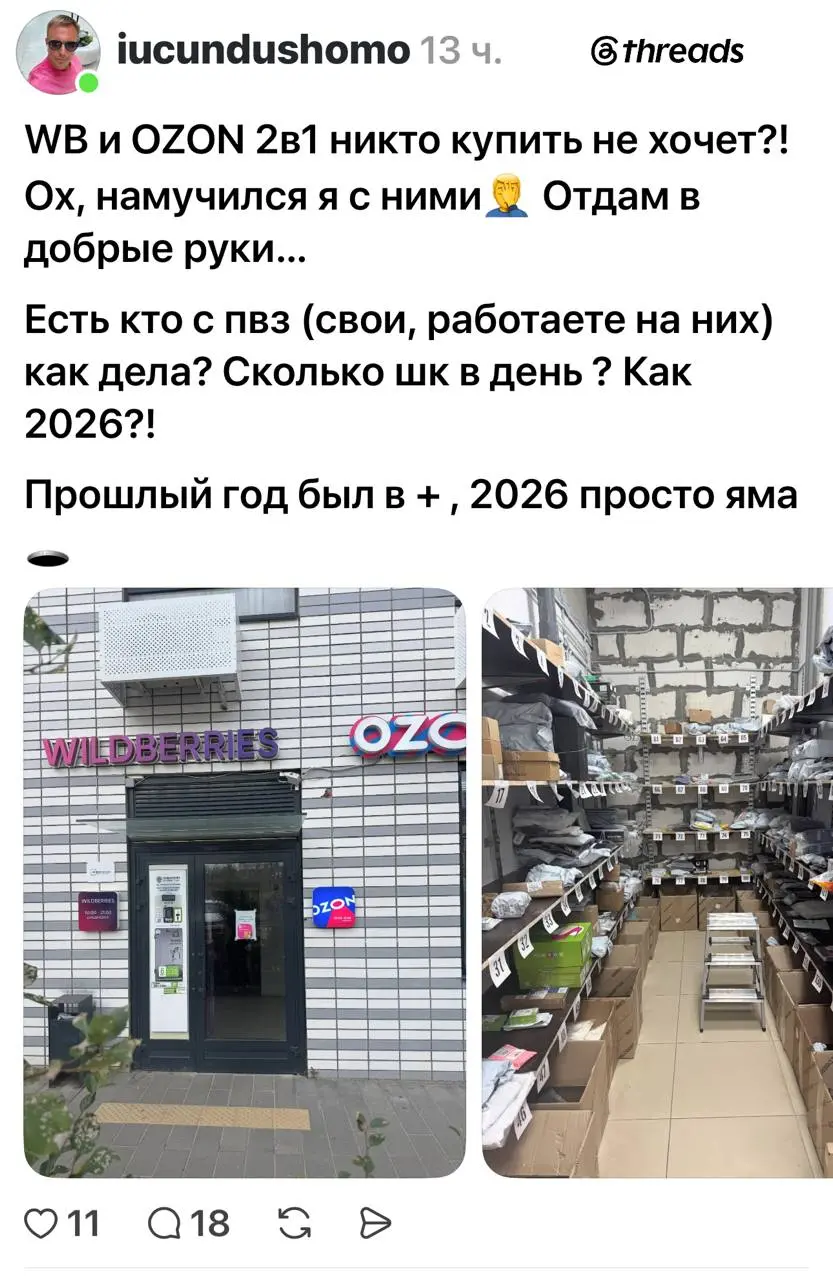 Думаю, что скоро на Авито будет много выставлено ПВЗ. Почитайте...
[max](
tg / <a href="#"></a> | Сетка — социальная сеть от hh.ru