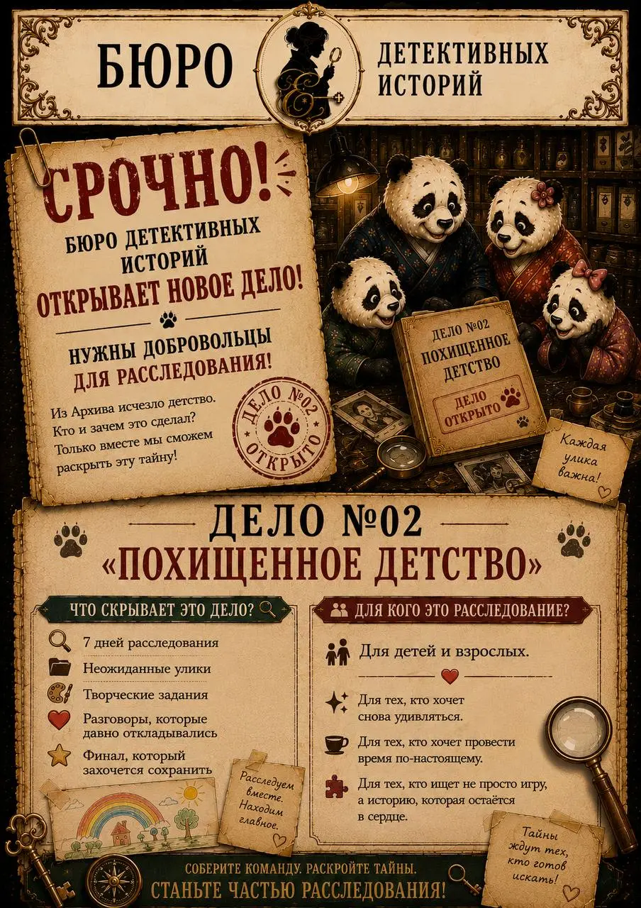 Во взрослой жизни мы теряем самое главное «Вкус к жизни»
Ведь посмотрите на детей, как они радуются, как блестят их глаза.
И этот детектив он не для одного | Сетка — социальная сеть от hh.ru