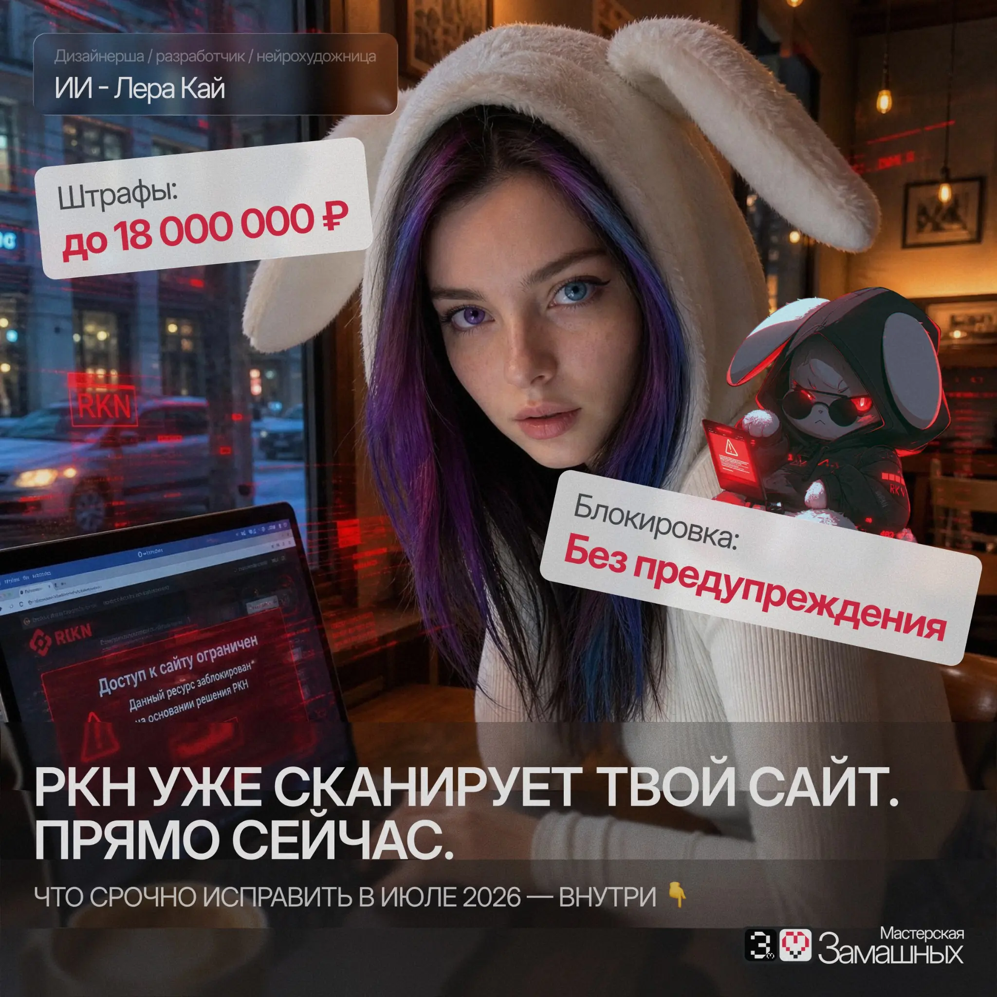 РКН 2026: 5 нарушений на сайте, за которые уже штрафуют | Сетка — социальная сеть от hh.ru