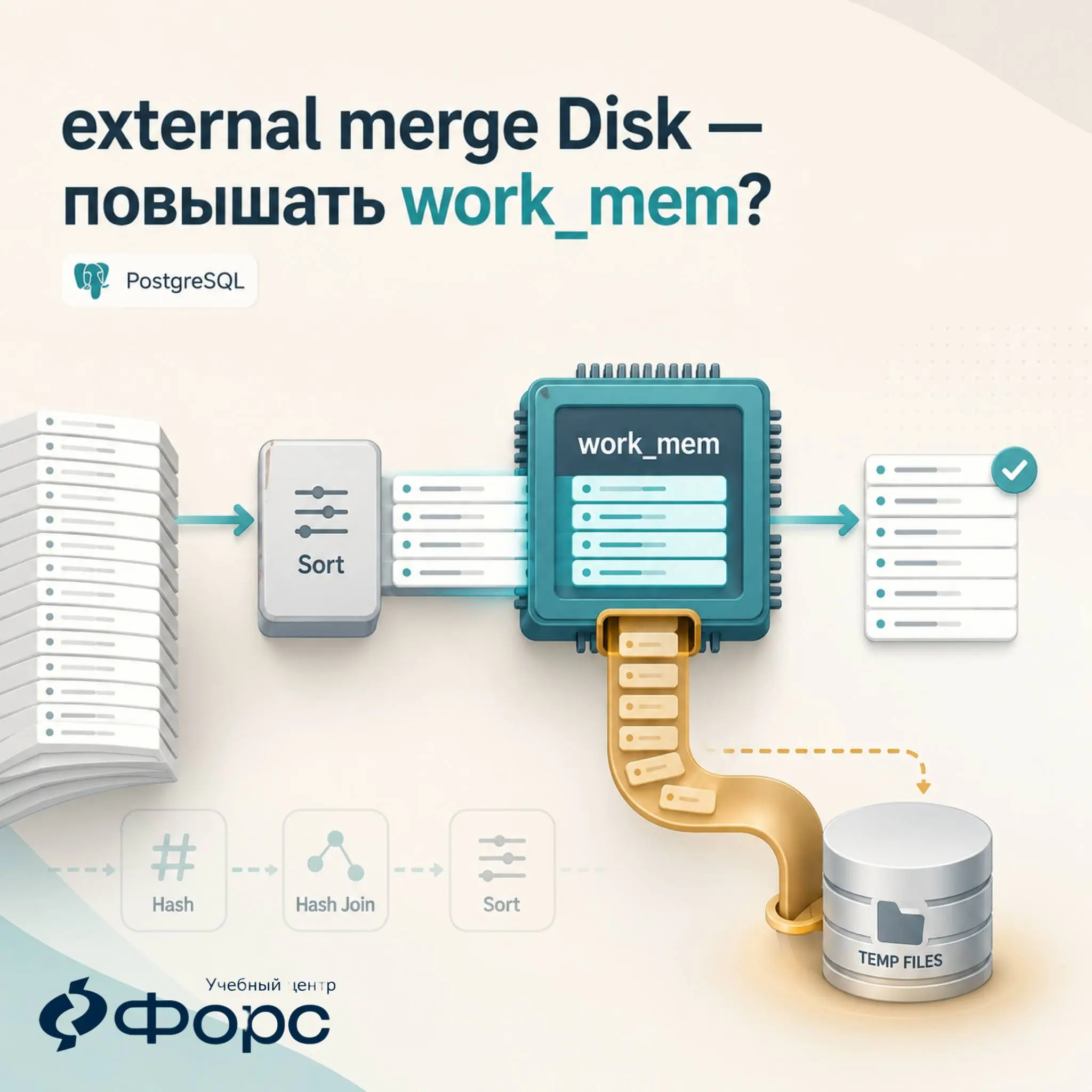 📚 В плане появился external merge Disk | Сетка — социальная сеть от hh.ru