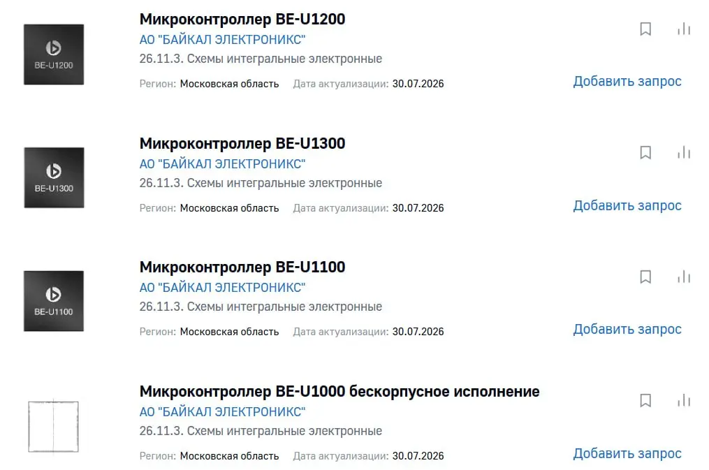 #гиспновинки
Микроконтроллеры от компании АО "БАЙКАЛ ЭЛЕКТРОНИКС" | Сетка — социальная сеть от hh.ru