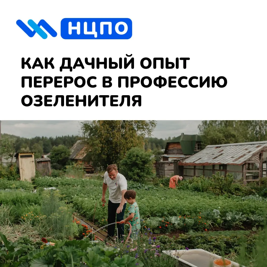 🌱 Как дачный опыт перерос в профессию озеленителя
Сергей с детства помогал родителям на дачном участке: ухаживал за грядками, сажал деревья, подрезал кусты и постепенно понял, что работа с растениями ... | Сетка — социальная сеть от hh.ru