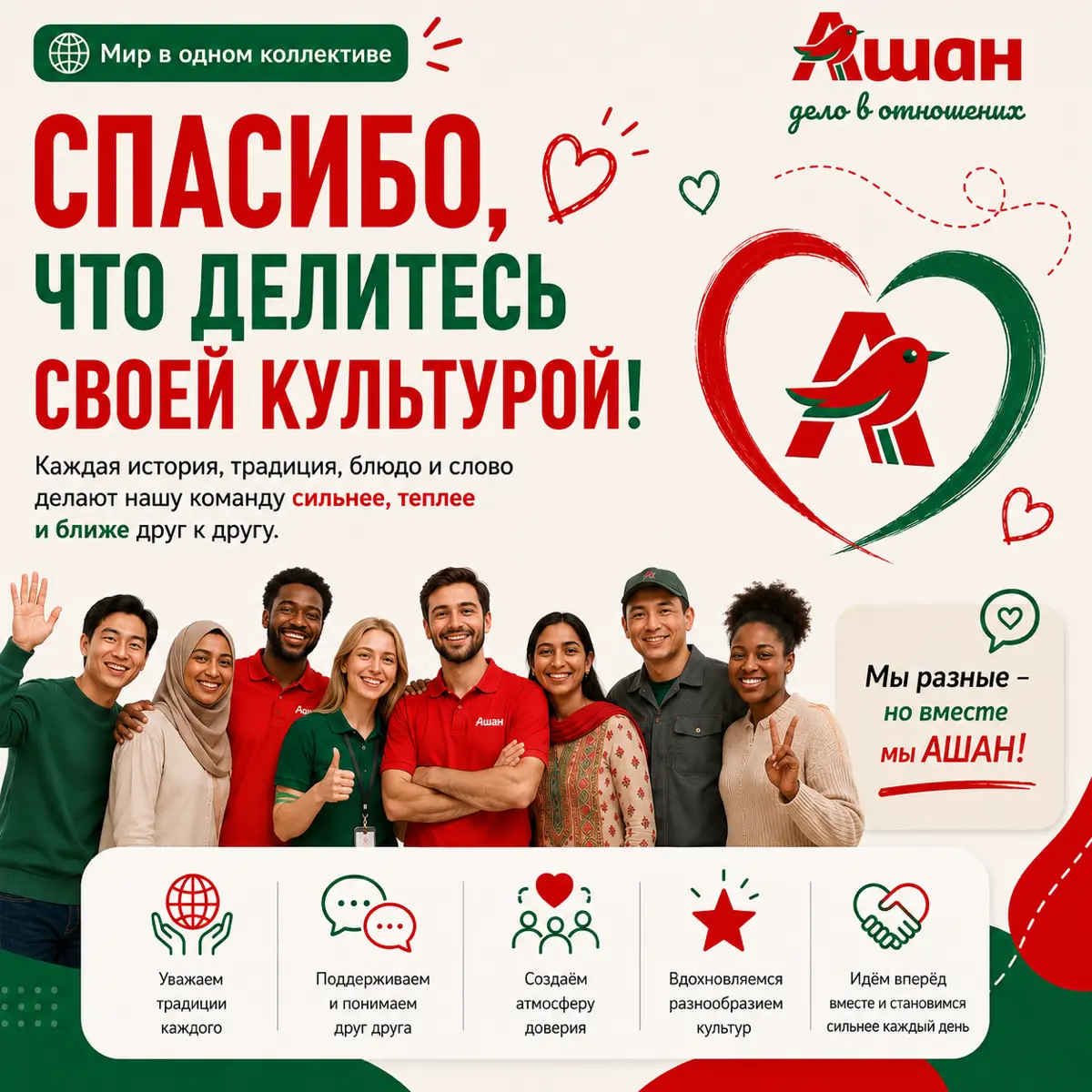 🌍 Мир в одном коллективе | Сетка — социальная сеть от hh.ru