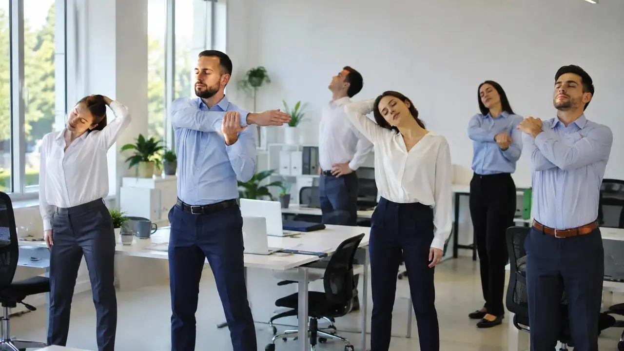 🤸 Комплексы упражнений для шеи и спины в офисе
Длительная работа за компьютером вызывает напряжение мышц и снижает работоспособность | Сетка — социальная сеть от hh.ru