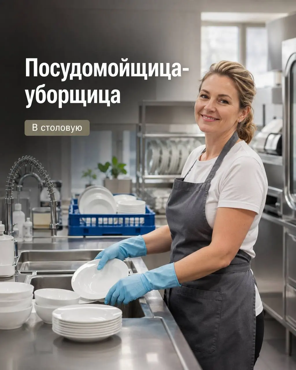 ПОСУДОМОЙЩИЦА-УБОРЩИЦА
От 3 700₽/смена
Столовая
• Москва, м. Алтуфьево, Центральная ул | Сетка — социальная сеть от hh.ru