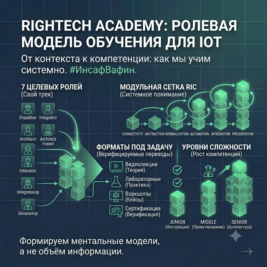 Rightech Academy: ролевая модель обучения для IoT | Сетка — социальная сеть от hh.ru