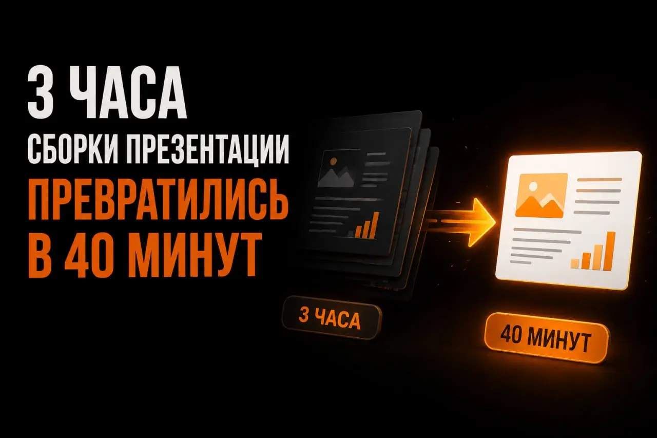 3 часа сборки презентации превратились в 40 минут⚡️
У меня было пять версий одной презентации: разные периоды, правки и, соответственно, структура везде своя. А нужно было собрать одну финальную | Сетка — социальная сеть от hh.ru