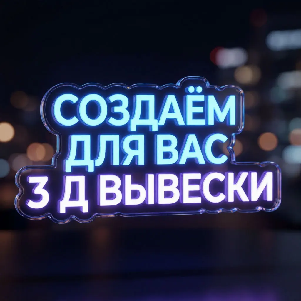 🎉 Создаём для вас 3D-вывески — сделаем ваш бизнес заметнее! | Сетка — социальная сеть от hh.ru