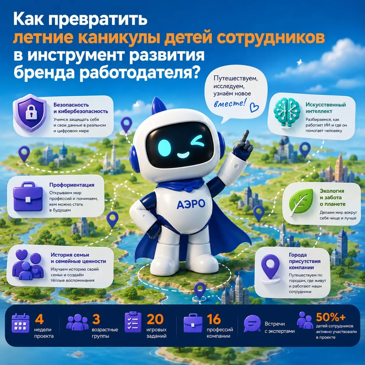 ☀️ Как превратить летние каникулы детей сотрудников в инструмент развития бренда работодателя?
Можно ли через детский онлайн-лагерь укрепить HR-бренд компании?
Этим летом мы вместе с крупной ИТ-компан... | Сетка — социальная сеть от hh.ru