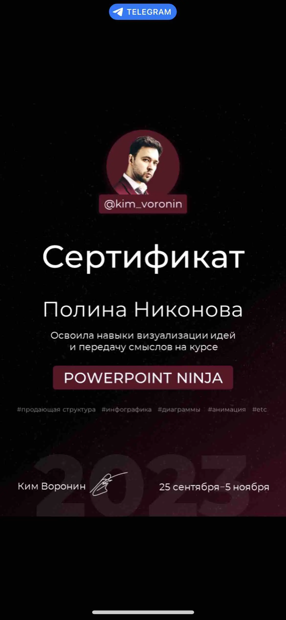 Network member avatar
