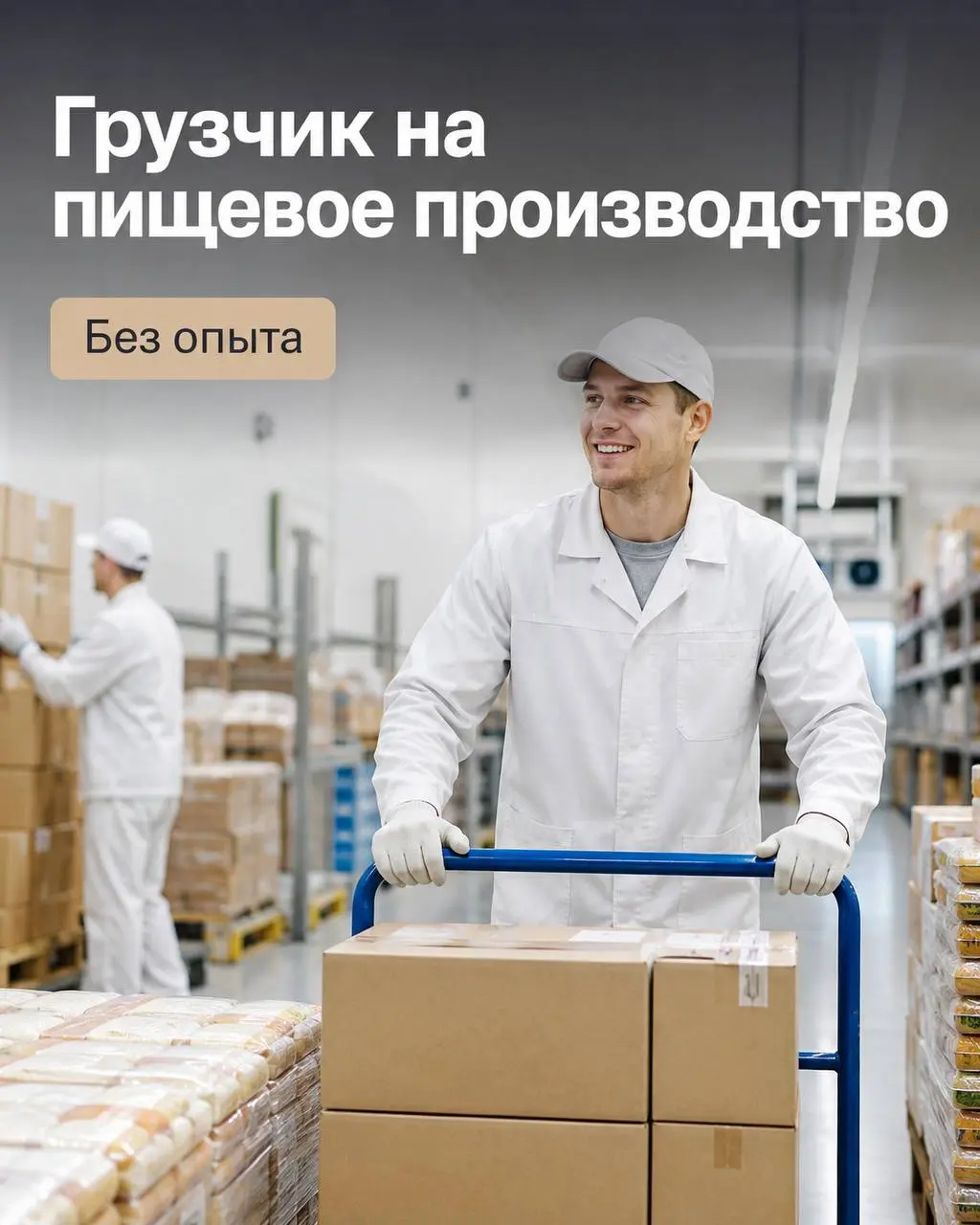 ГРУЗЧИК
От 100 000₽
Пищевое производство
• Москва, м. Бутырская, Добролюбова, 6 стр. 5
• Логистика
• +79060864916
Полное описание вакансии размещено в Телеграм и Макс | Сетка — социальная сеть от hh.ru