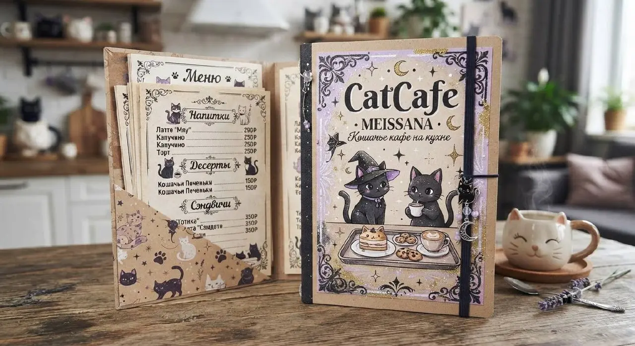 Немного вдохновения по CatCafe 🖤🐾
Вариации для меню, вывесок, книги отзывов и мини пространства ✨
#catcafe | Сетка — социальная сеть от hh.ru