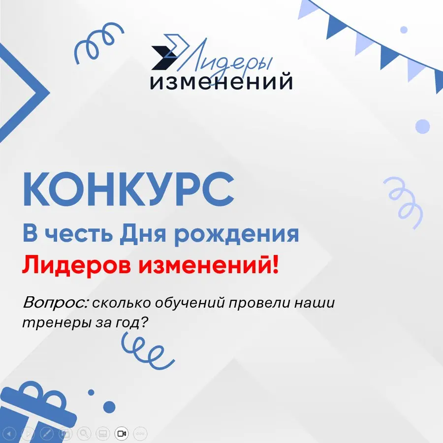 🎉 Конкурс от «Лидеров изменений»!
В честь дня рождения нашей компании мы решили проверить вашу интуицию и знание того, насколько активно мы работали в этом году | Сетка — социальная сеть от hh.ru