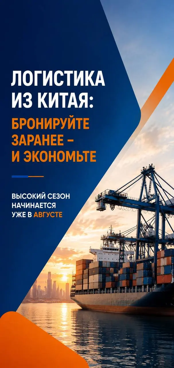 🚢 Почему сейчас стоит планировать логистику из Китая заранее?
Август традиционно считается началом высокого сезона в международной логистике | Сетка — социальная сеть от hh.ru