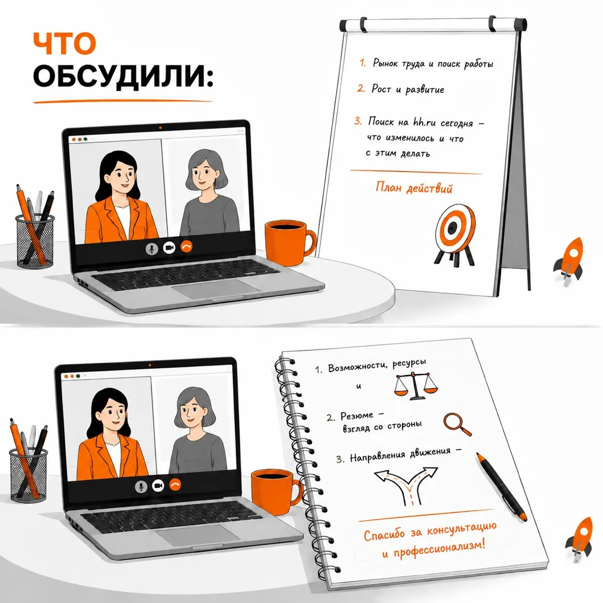 Карьерная консультация за 30 минут. Что можно успеть? | Сетка — социальная сеть от hh.ru