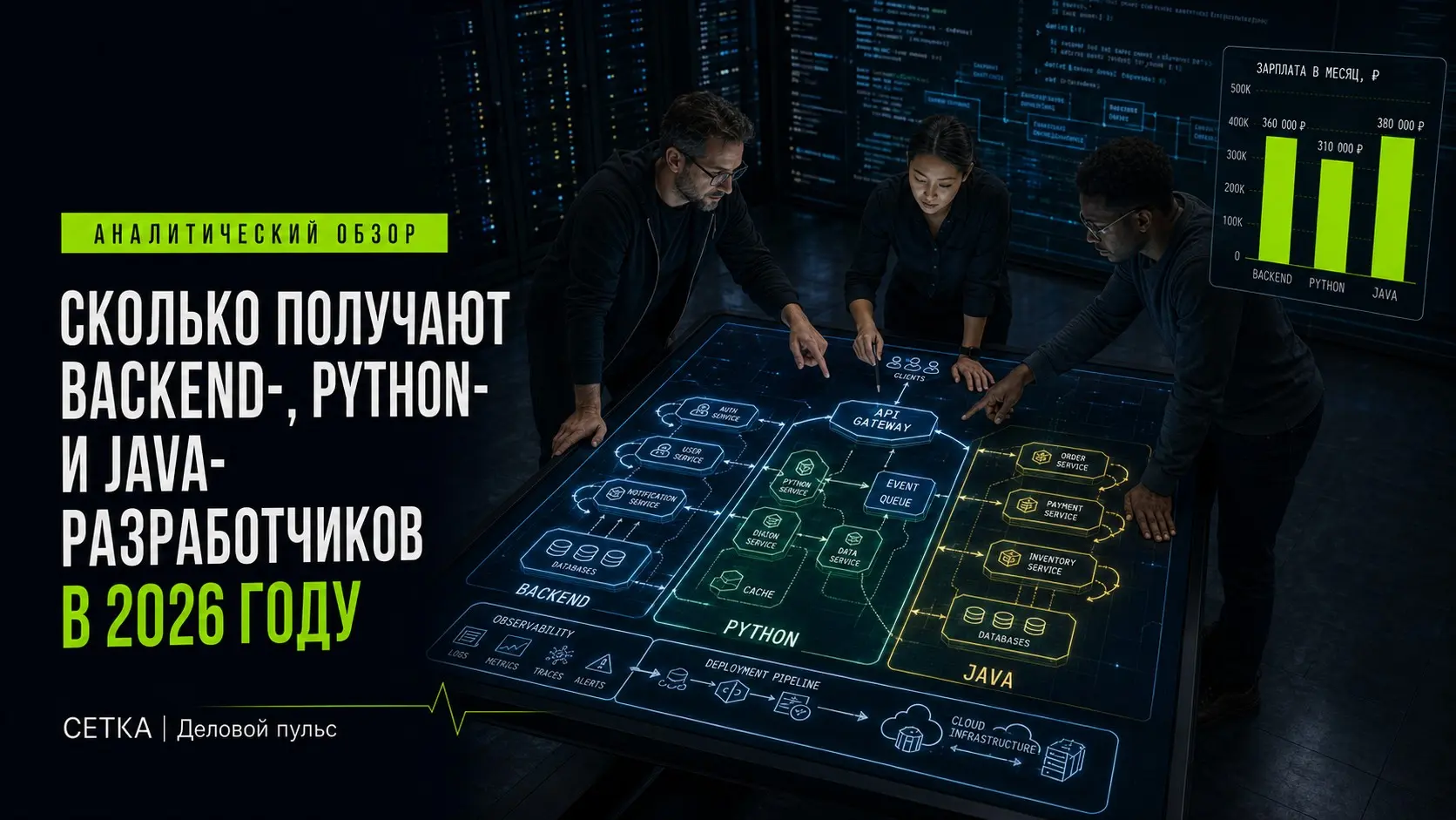 Backend, Python, Java: где начинается премия | Сетка — социальная сеть от hh.ru