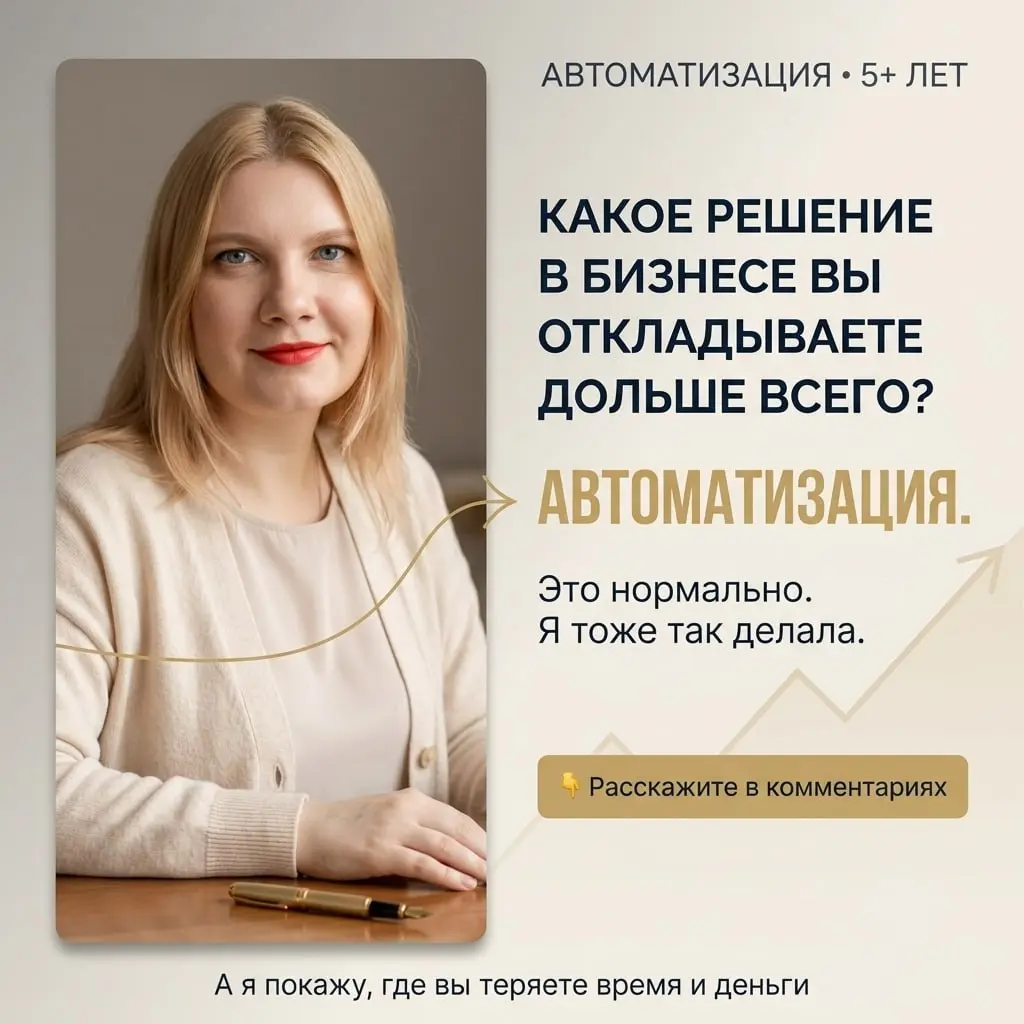 Какое решение в бизнесе вы откладываете дольше всего? 💭
Часто это самое важное решение. И самое дорогое.
Поделитесь - анонимно, но честно | Сетка — социальная сеть от hh.ru