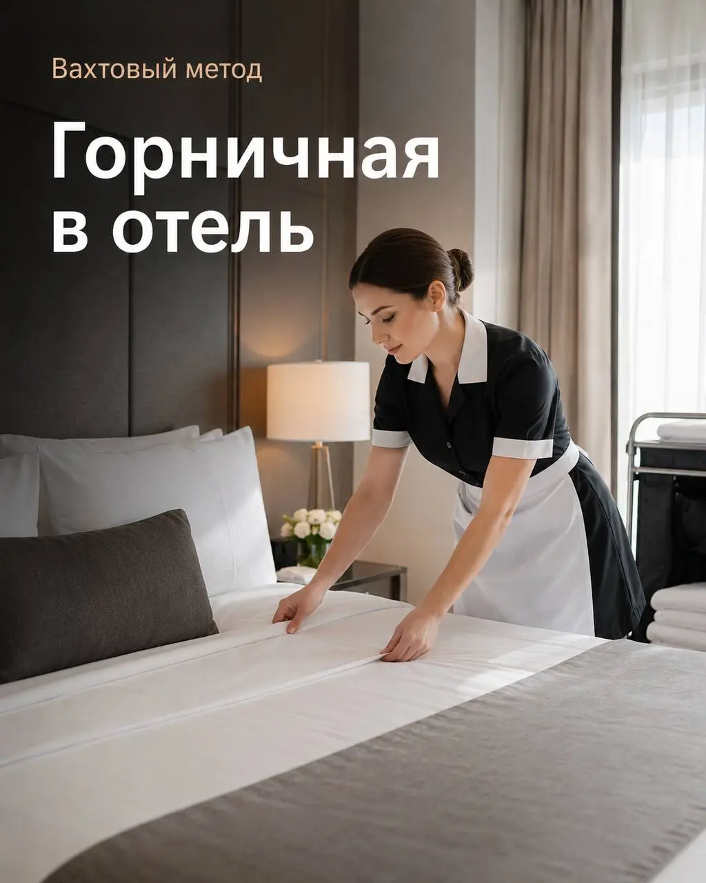ГОРНИЧНАЯ
От 4 000₽/смена
4-звёздочный отель
• Московская область
• Гостиничный бизнес
• +79163674460
Полное описание вакансии размещено в Телеграм и Макс | Сетка — социальная сеть от hh.ru