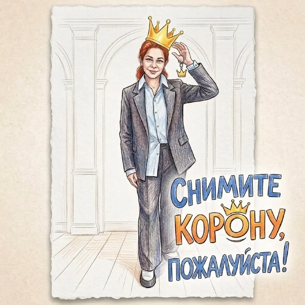 Снимите корону, пожалуйста | Сетка — социальная сеть от hh.ru