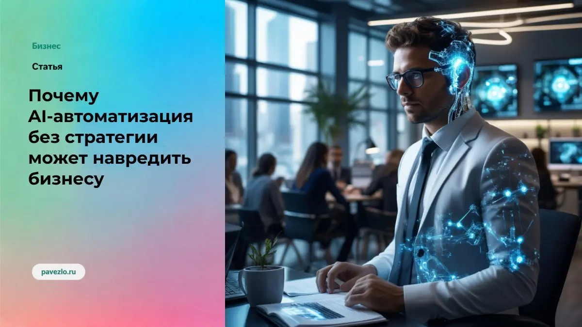 Почему AI-автоматизация без стратегии может навредить бизнес | Сетка — социальная сеть от hh.ru