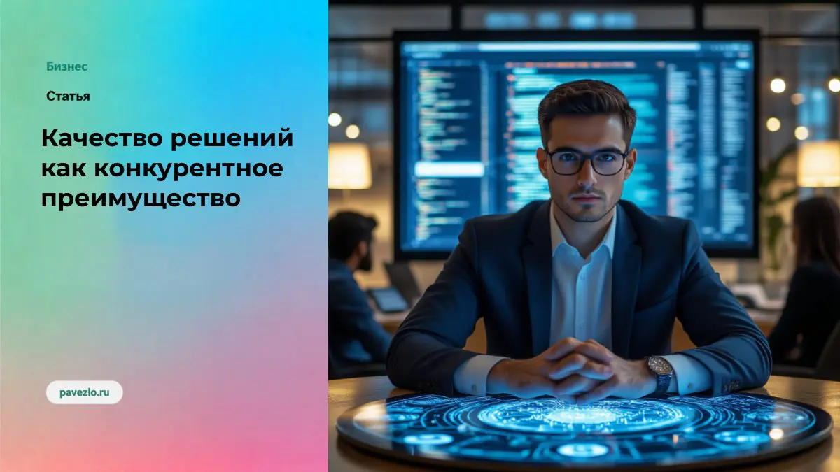 Качество решений как главное конкурентное преимущество | Сетка — социальная сеть от hh.ru