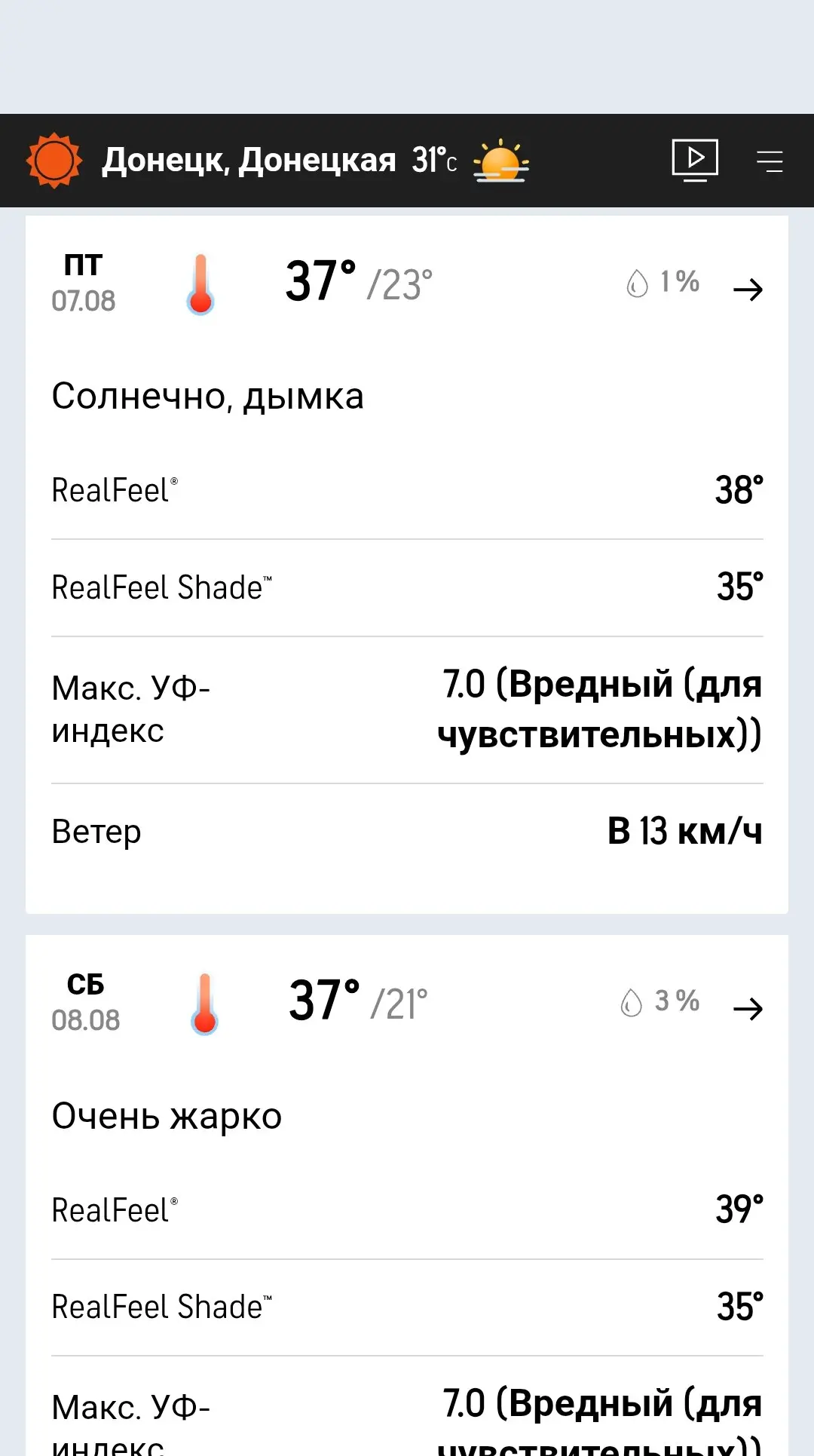 Коротко о погоде в Донецке | Сетка — социальная сеть от hh.ru