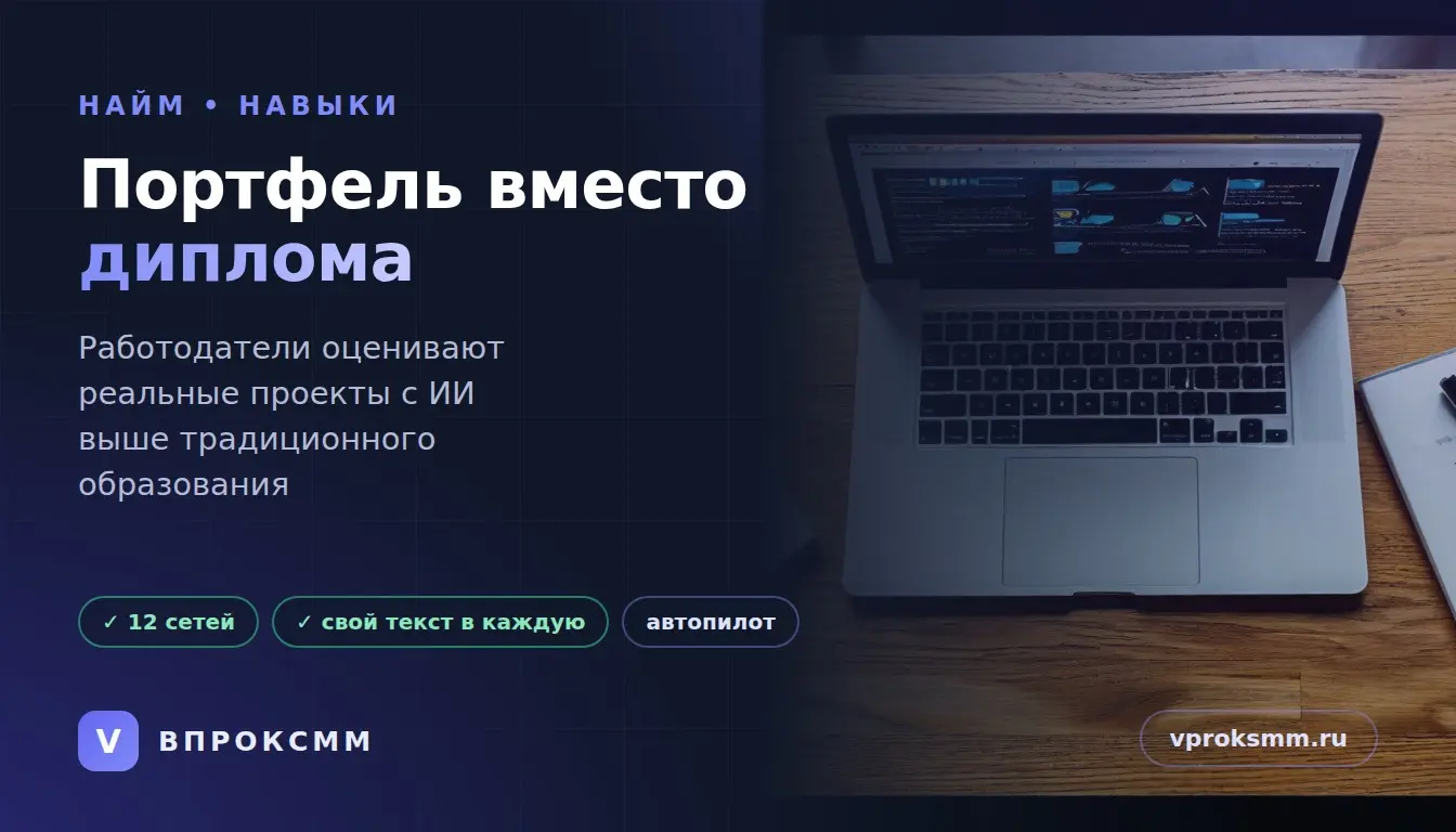 Работодатели ценят навыки с ИИ выше дипломов — вот кейс | Сетка — социальная сеть от hh.ru