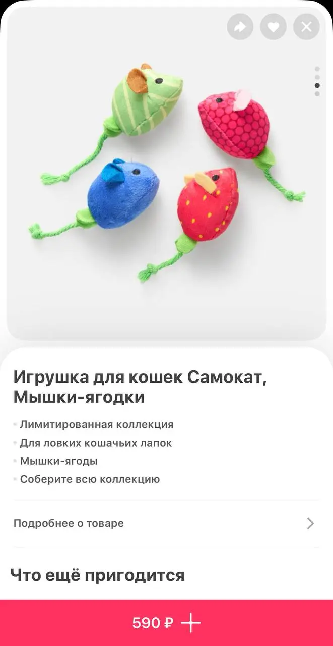 В Самокате появились игрушки для питомцев в виде настоящих продуктов | Сетка — социальная сеть от hh.ru