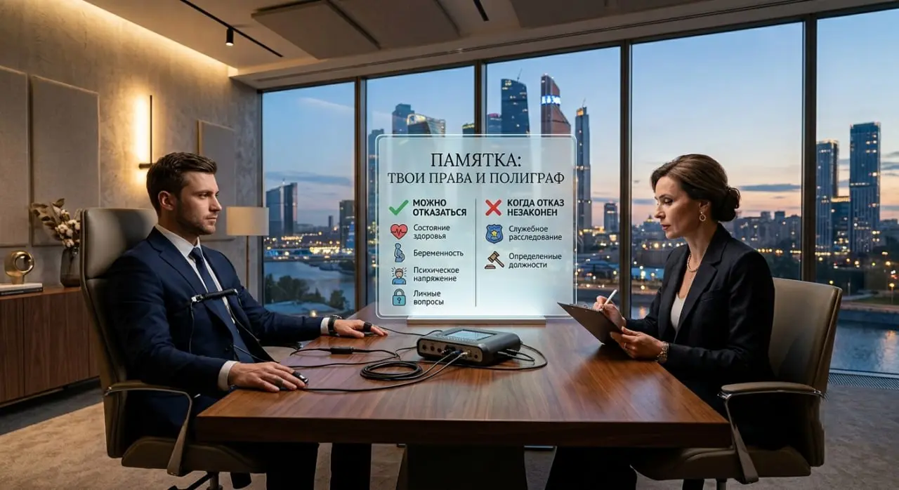 ПОЛИГРАФ ПРИ ТРУДОУСТРОЙСТВЕ И НА РАБОТЕ. ЧТО НУЖНО ЗНАТЬ?Проверка на детекторе лжи при трудоустройстве, это та тема, которая вызывает всё больше споров и вопросов | Сетка — социальная сеть от hh.ru