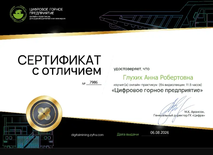 Цифровое горное предприятие | Сетка — социальная сеть от hh.ru
