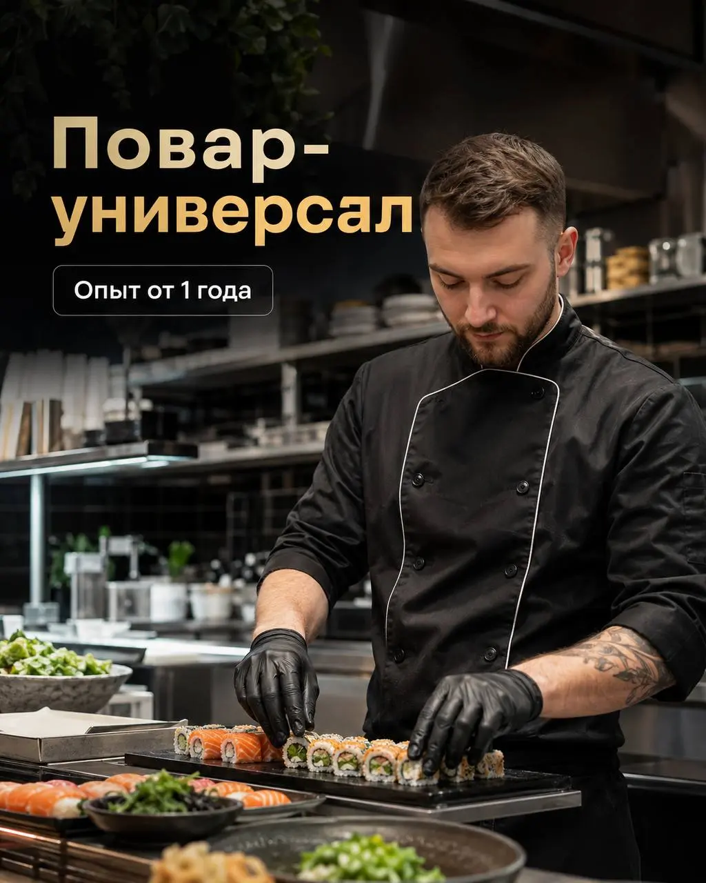 ПОВАР-УНИВЕРСАЛ
От 5 000₽/смена
UP SUSHI
• Котельники, Белая Дача, мкр Парковый 11
• Рестораны/Кафе
• +79652810606
Полное описание вакансии размещено в Телеграм и Макс | Сетка — социальная сеть от hh.ru