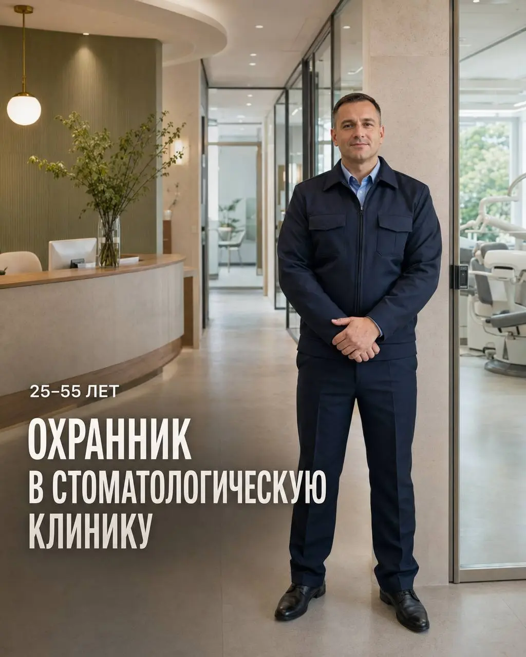 ОХРАННИК
От 65 000₽
Стоматологическая клиника
• Москва, м. Смоленская
• Охрана и безопасность
• +79876803502
Полное описание вакансии размещено в Телеграм и Макс | Сетка — социальная сеть от hh.ru