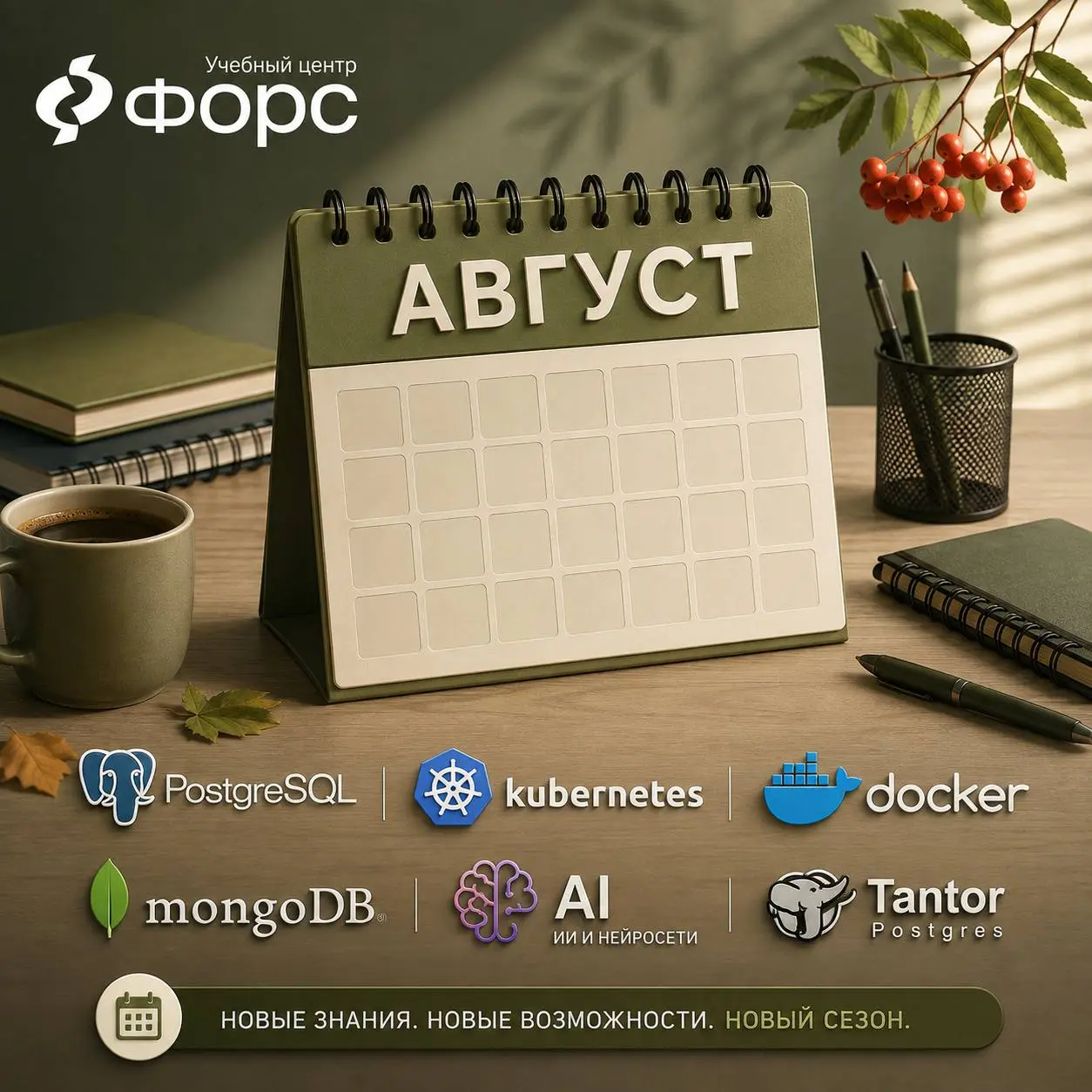 🛠️ Август в УКЦ ФОРС: курсы для работы с инфраструктурой, данными и ИИ
В августовском расписании — программы для администраторов, разработчиков, DevOps-инженеров и специалистов, которые внедряют инстр... | Сетка — социальная сеть от hh.ru