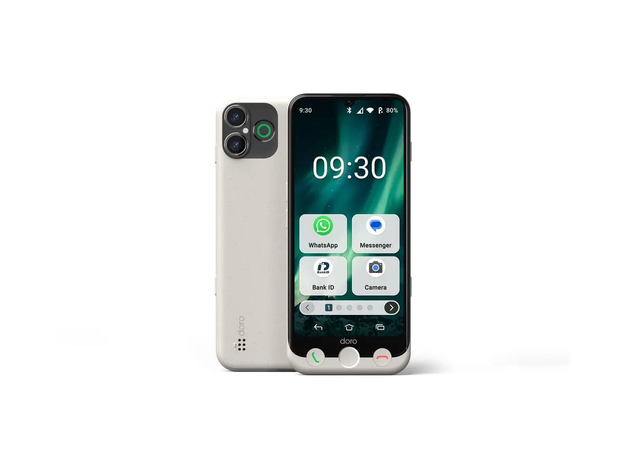 Смартфоны Doro Aurora | Designer: WMP Creative
Смотрел  вариации добавления кнопок в современных смартфонах и наткнулся на Doro Aurora. Это "бабушкофоны" здорового человека | Сетка — социальная сеть от hh.ru
