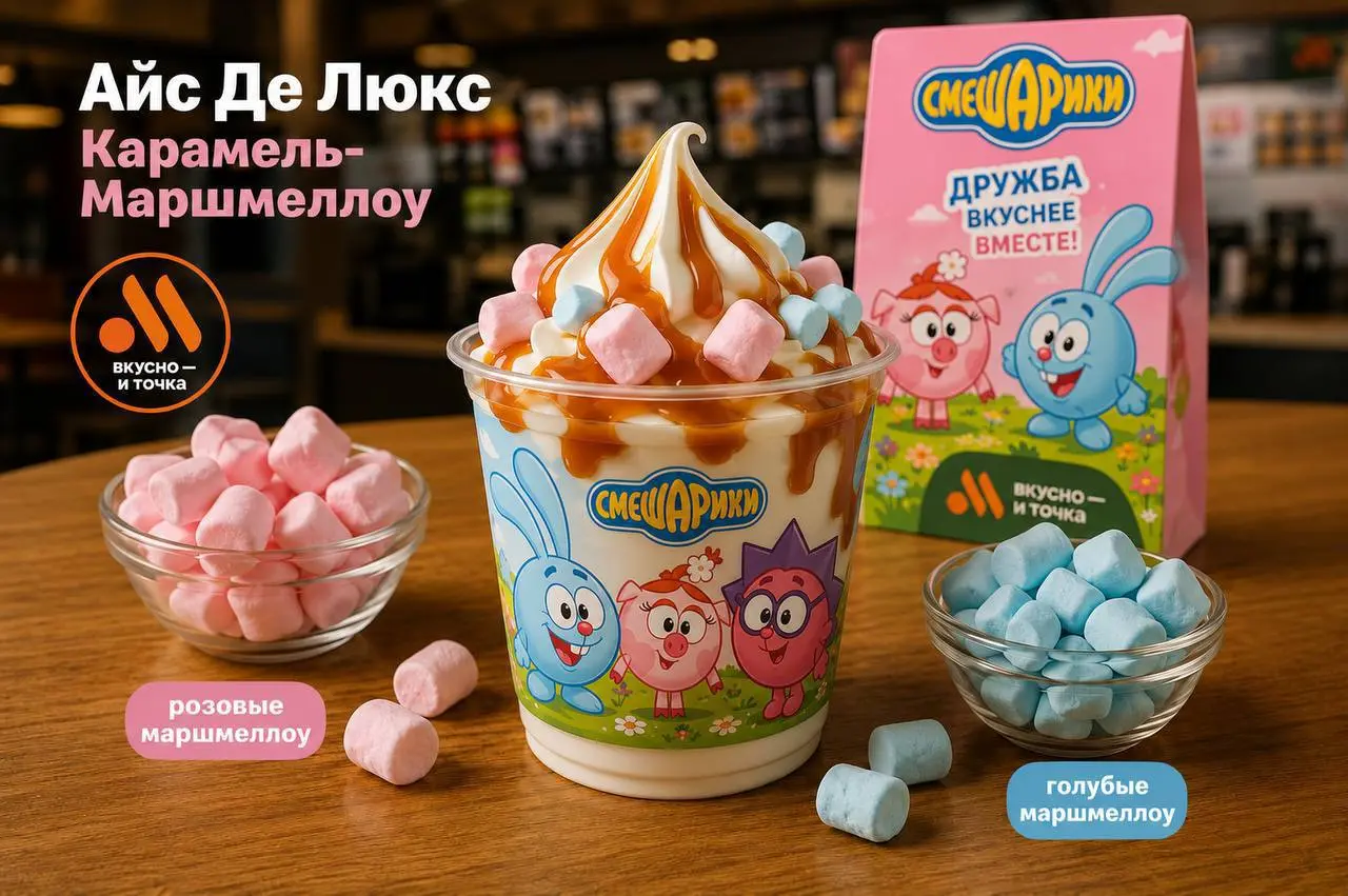 ⚡️ Смешарики уже появились во Вкусно и точка | Сетка — социальная сеть от hh.ru