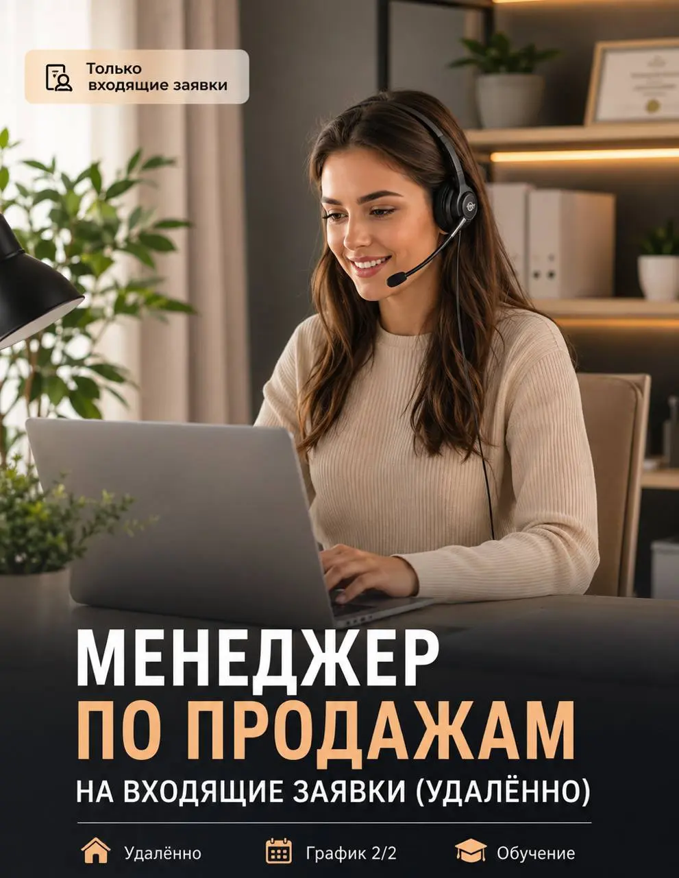 МЕНЕДЖЕР ПО ПРОДАЖАМ
От 120 000₽
GeoGraft
• Москва
• Продажи
• @smirnoffvasilii
Полное описание вакансии размещено в Телеграм и Макс. Переходите по ссылке в закрепленном сообщении | Сетка — социальная сеть от hh.ru