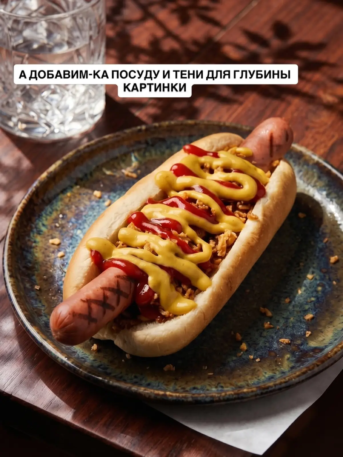 Возможности AI на примере хот-дога, который я купила в Серфе 😁
P.S. хот-дог был вкусный 🤤 | Сетка — социальная сеть от hh.ru