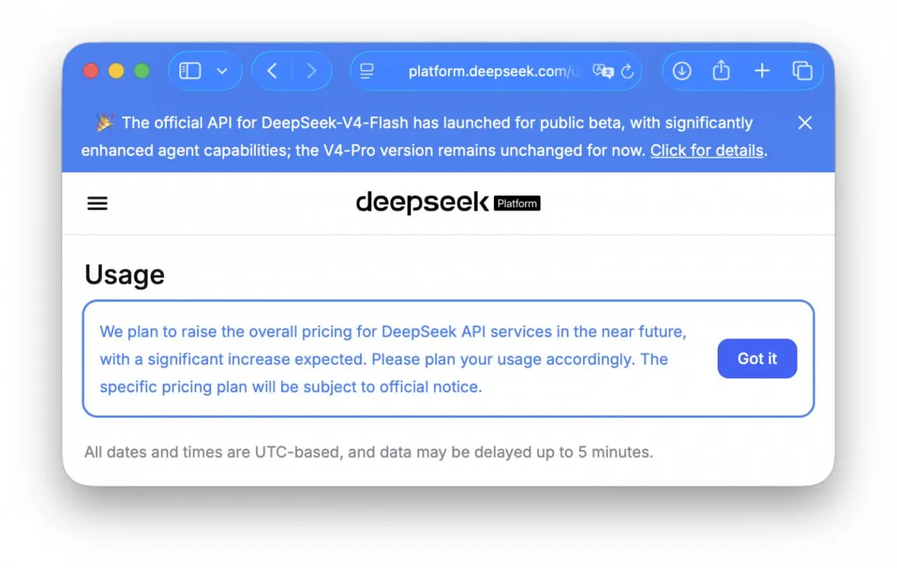 Халява опять всё. DeepSeek готовится переписать ценники 💸
Вот я совсем недавно радовался выходу DeepSeek V4 Flash 0731 с его качеством и ценами. Ну что, сказка длилась недолго | Сетка — социальная сеть от hh.ru