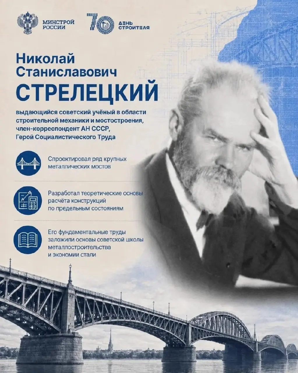 Люди, которые строили историю
Историю отечественного строительства создавали специалисты, чьи идеи, открытия и многолетний труд стали основой развития отрасли | Сетка — социальная сеть от hh.ru