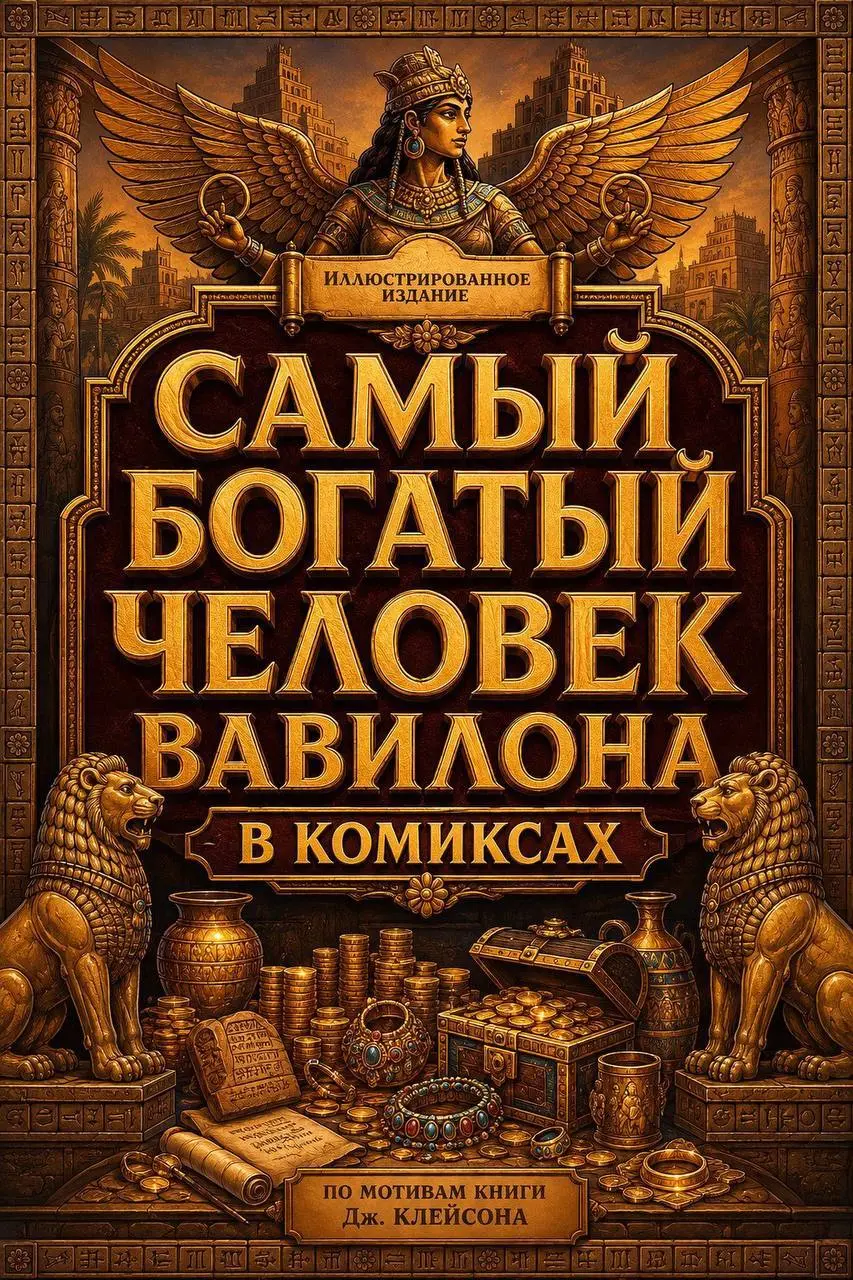 Голосуем за обложку будущего бестселлера!
Мы долго думали и решили: «А давайте-ка сделаем комикс по «Самому богатому человеку в Вавилоне»». И сделали!
А потом начали спорить об обложке | Сетка — социальная сеть от hh.ru