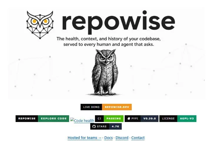 💸 БАНКРОТИМ ВСЕ НЕЙРОНКИ 💸
Repowise — это оптимизатор кодовых баз, который режет расход токенов на 98% и бесшовно работает везде: Claude Code, Cursor, GitHub Copilot 🚀 | Сетка — социальная сеть от hh.ru