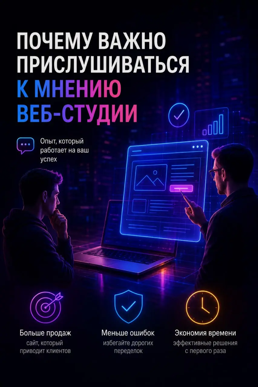 Почему важно прислушиваться к мнению веб-студии!
Когда предприниматель приходит с готовым видением будущего сайта, это абсолютно нормально. Вы лучше всех знаете свой бизнес | Сетка — социальная сеть от hh.ru