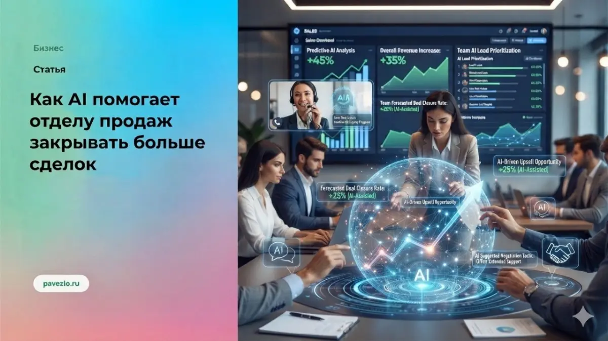 Как AI помогает отделу продаж закрывать больше сделок | Сетка — социальная сеть от hh.ru