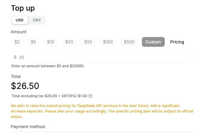 Подсадили на иглу копеечных токенов, а потом...
"We plan to raise the overall pricing for DeepSeek API services in the near future, with a significant increase expected | Сетка — социальная сеть от hh.ru