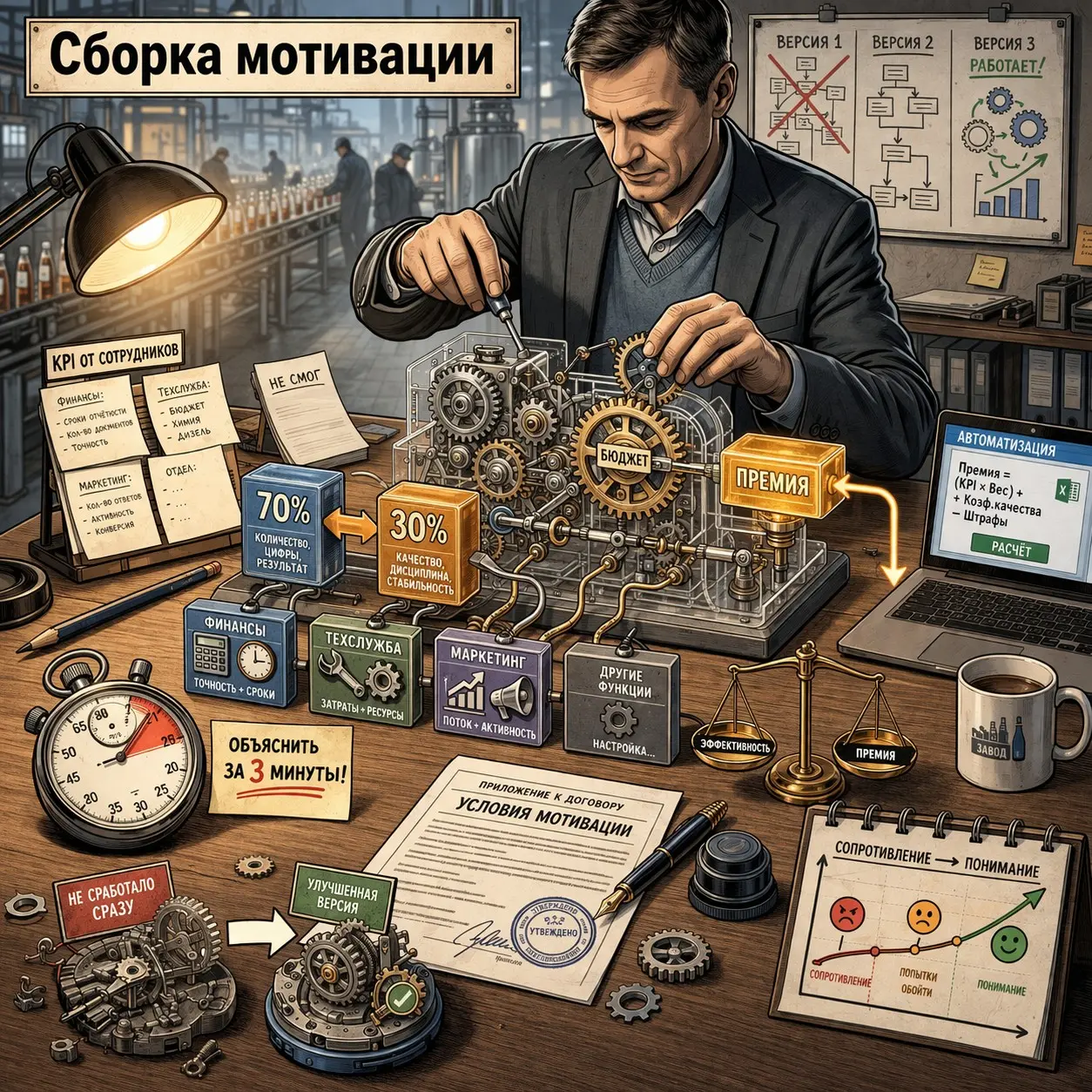 Сборка мотивации | Сетка — социальная сеть от hh.ru