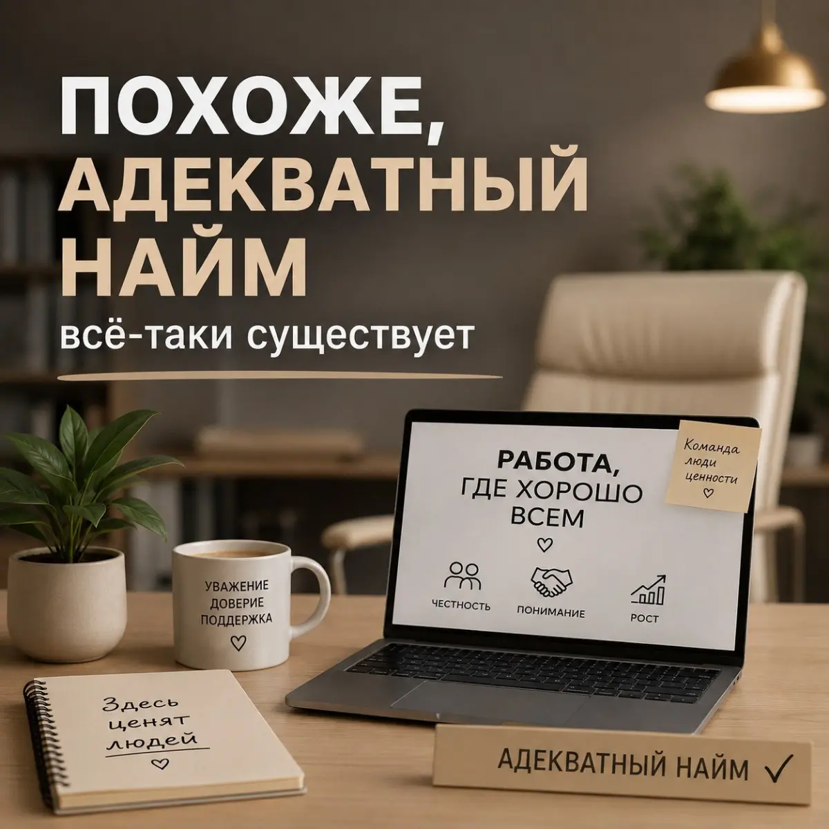 Похоже, адекватный найм всё-таки существует... | Сетка — социальная сеть от hh.ru