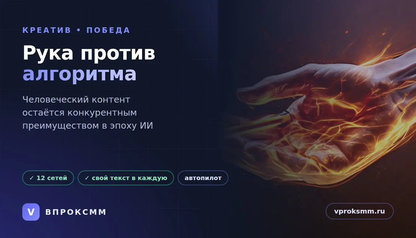 Живой контент побеждает ИИ. А публикация — всё ещё руками | Сетка — социальная сеть от hh.ru